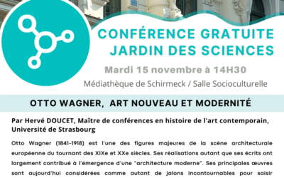 Conférence Jardin des Sciences – 15 Novembre
